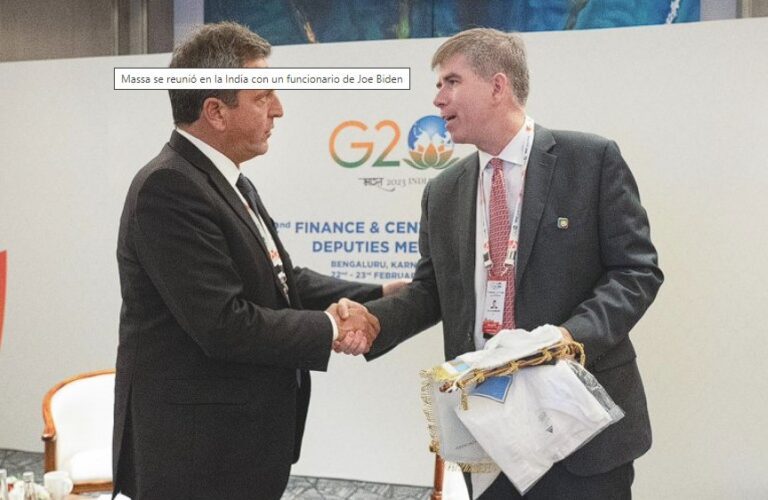 G20: la reunión de Massa con uno de los funcionarios de Joe Biden y los siguientes encuentros