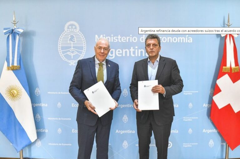 Acuerdo con el Club de París: Massa refinancia la deuda con acreedores suizos para facilitar las opciones de financiamiento