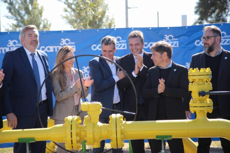 Gasoducto América: cómo es la nueva obra inaugurada por Massa y Kicillof