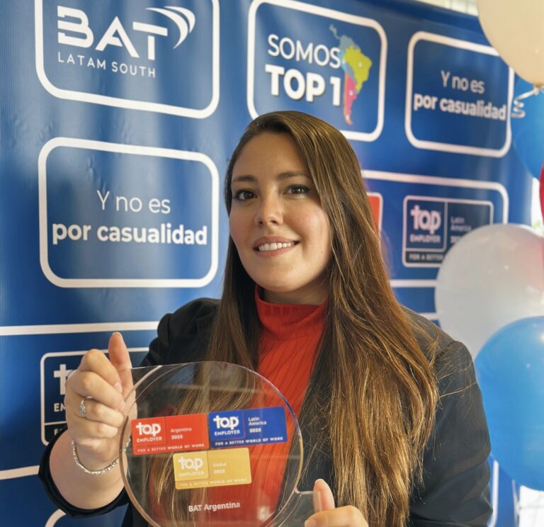 BAT Argentina en el primer puesto del ranking Top Employers 2025