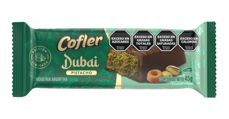 La nacional Arcor se sube a la moda del chocolate Dubái