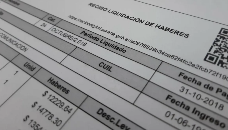 recibo de sueldo