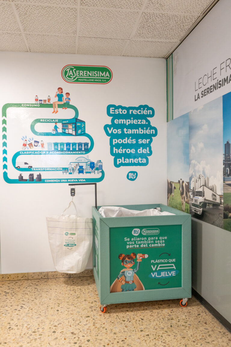 La Serenísima impulsa la reutilización de envases plásticos con una nueva iniciativa junto a Buply