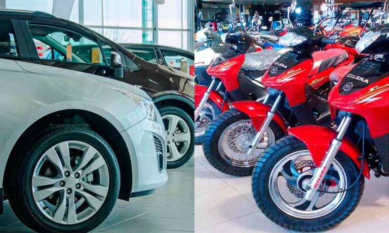 Se patentaron más motos y menos autos en agosto
